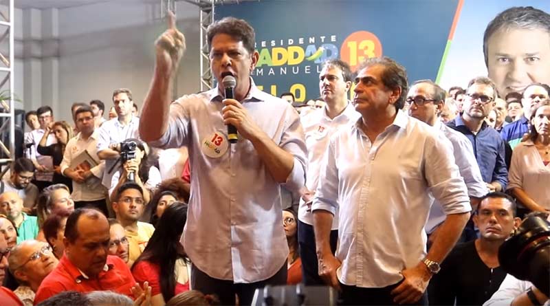 Vídeo mostra Cid Gomes anunciando a petistas derrota de Haddad