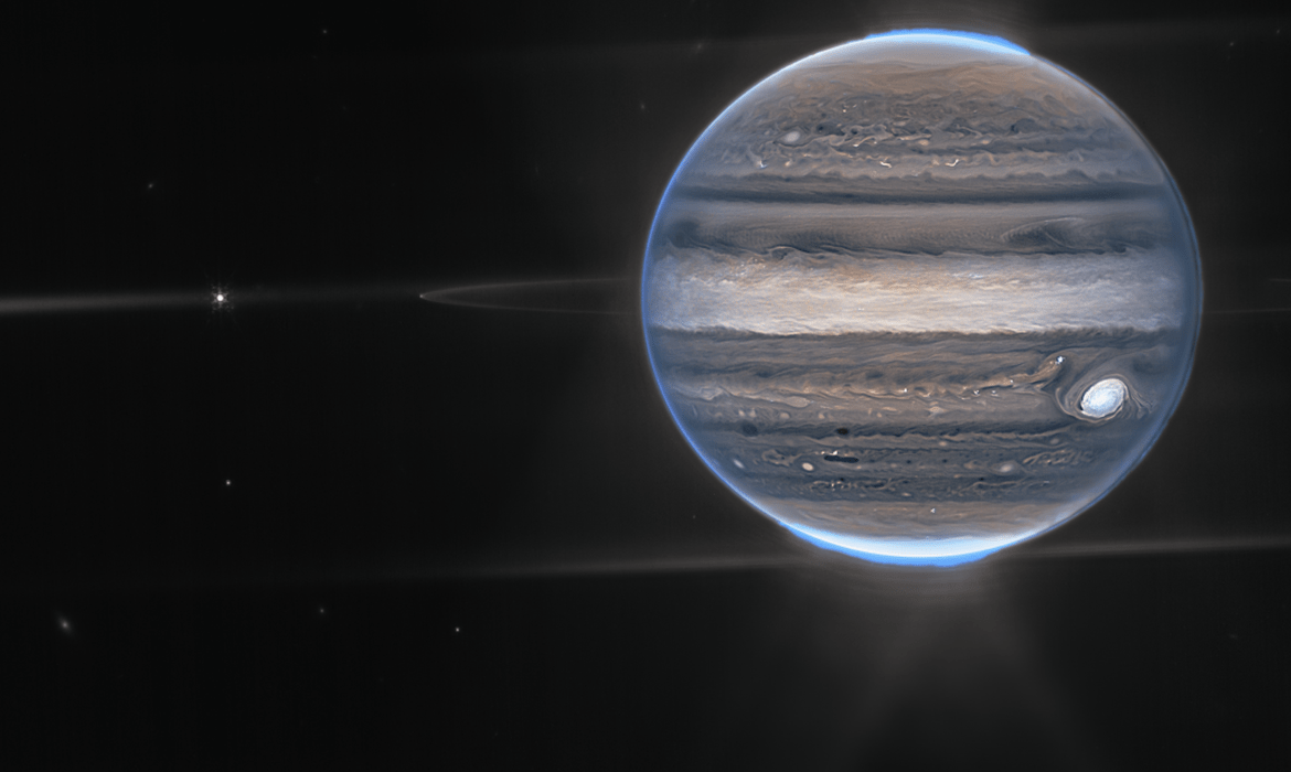 Imagens de telescópio mostram detalhes inéditos do planeta Júpiter