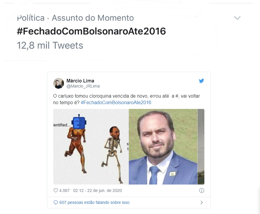Bolsonaristas erram ao acionar robôs e declaram apoio ao presidente até "2016"