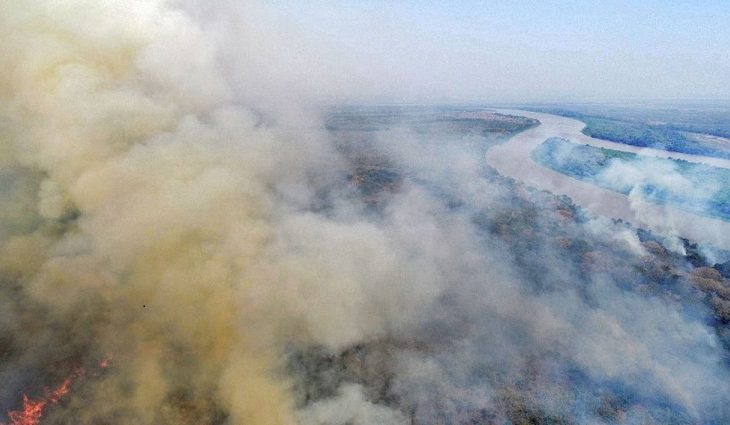 Operação Pantanal II reduz de 163 para 40 os focos de incêndio em Corumbá