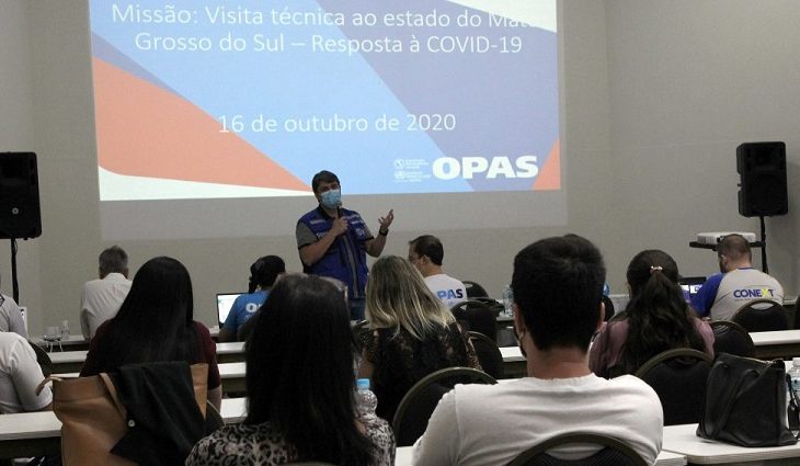 OPAS elogia qualidade de ações da SES para o enfrentamento da covid-19 em MS