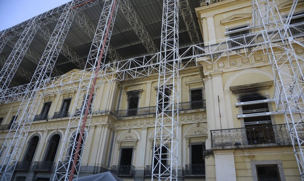 Museu Nacional do Rio de Janeiro dá mais um passo em sua reconstrução